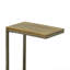 Table d'appoint moderne de 10 po de largeur x 25,3 po de hauteur avec base coulissante en forme de C-50878603-50878601