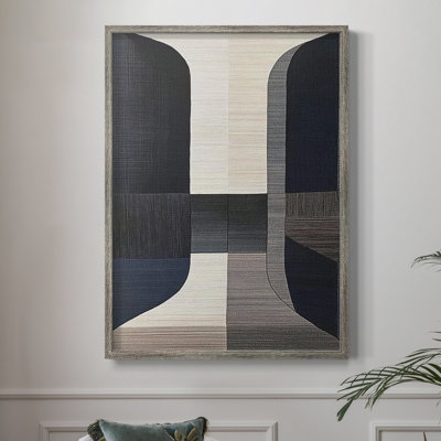 Série ABSTRACT DCLxxIV, reproduction encadrée - bois massif