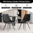 Two Dining Chairs With Iron Frame
