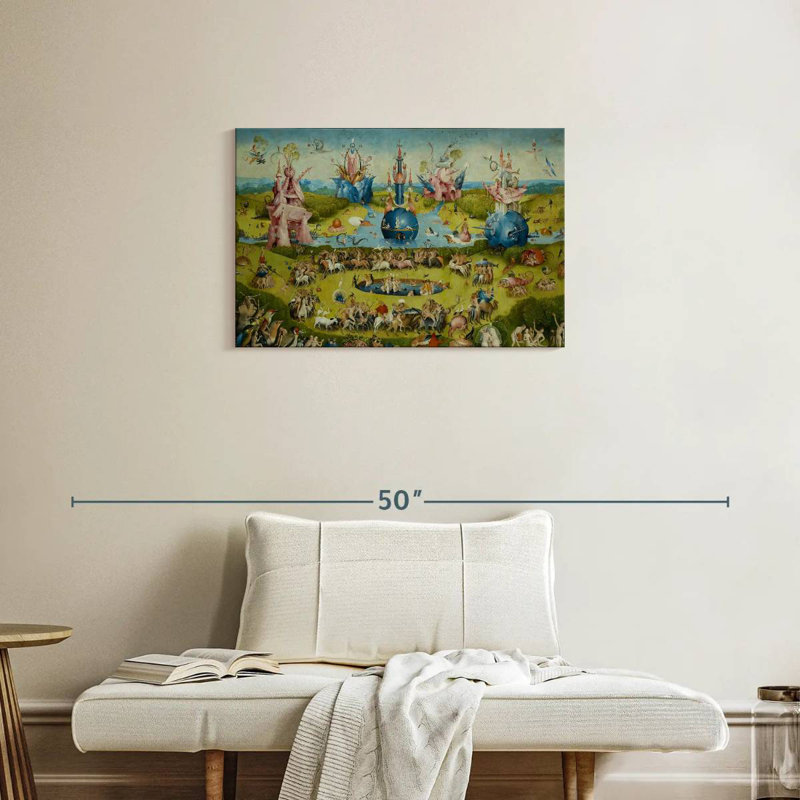 Leisha Le jardin des délices terrestres IV, H 20 po x l 30 po