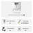 Furoomate Open Self Cleaning Cat Litter Box, Smart Automatic Litter Box Safety Protection, Smart Robot Litter Box