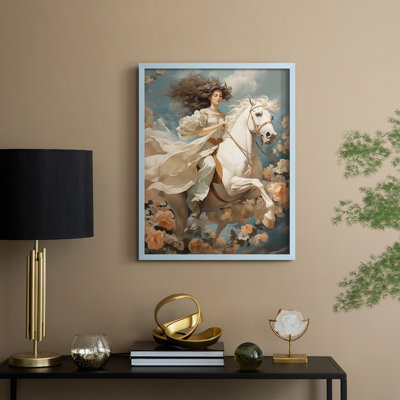 WOMEN Series CMLII Framed Print - Solid Wood