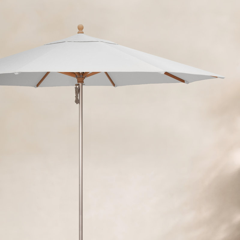 Parasol de marché 11 pi Darlington, Toile Sunbrella® naturel