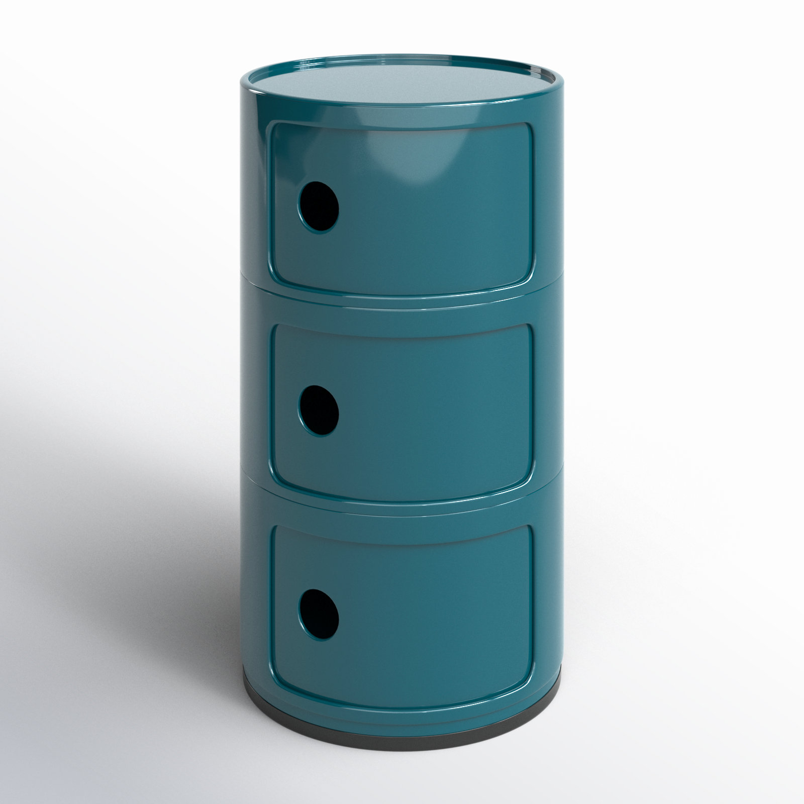 Componibili Modular Stacking Unit, Blue, 3