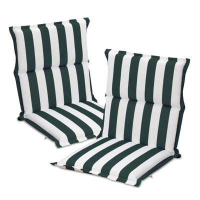 2 Pack Outdoor Chair Cushions, 100x50x6 cm