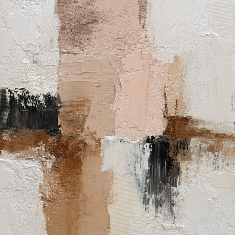 Blush and Earth, 26" H x 26" W