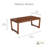 Ashlynn Mango Wood Coffee Table – Entryway Table, Sofa Table, Accent Furniture for Living Room, Hallway, Bedroom