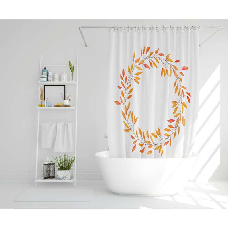 Balani Polyester Shower Curtain, 168cm H x 168cm W