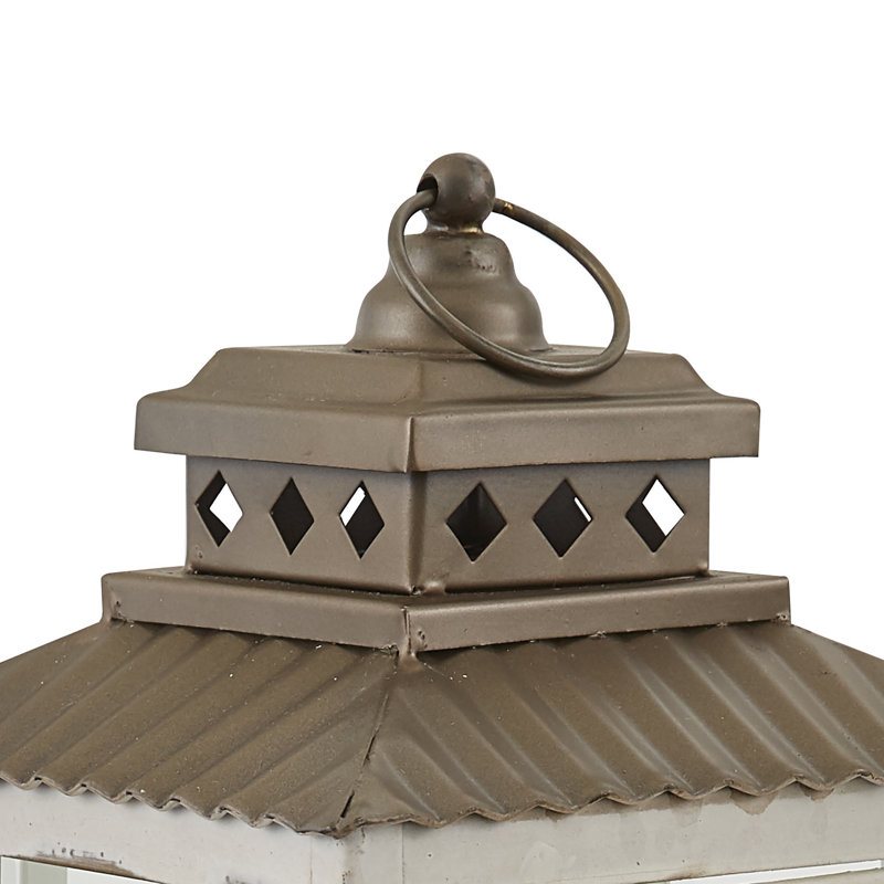 Lanterne blanche Latitude Run® - petite, H 14 po x l 6,50 po x P 6,50 po