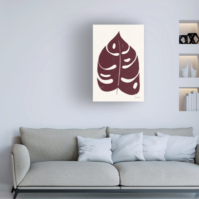 Bolog Becky Thorns Simple Botanical II Plain Canvas Wall Art