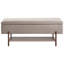 Upholstered Plywood Shelves and Storage Bench-1890694041