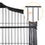 Color 35cm Steel Play Top Floor Bird Cage with Wheels-1508524454