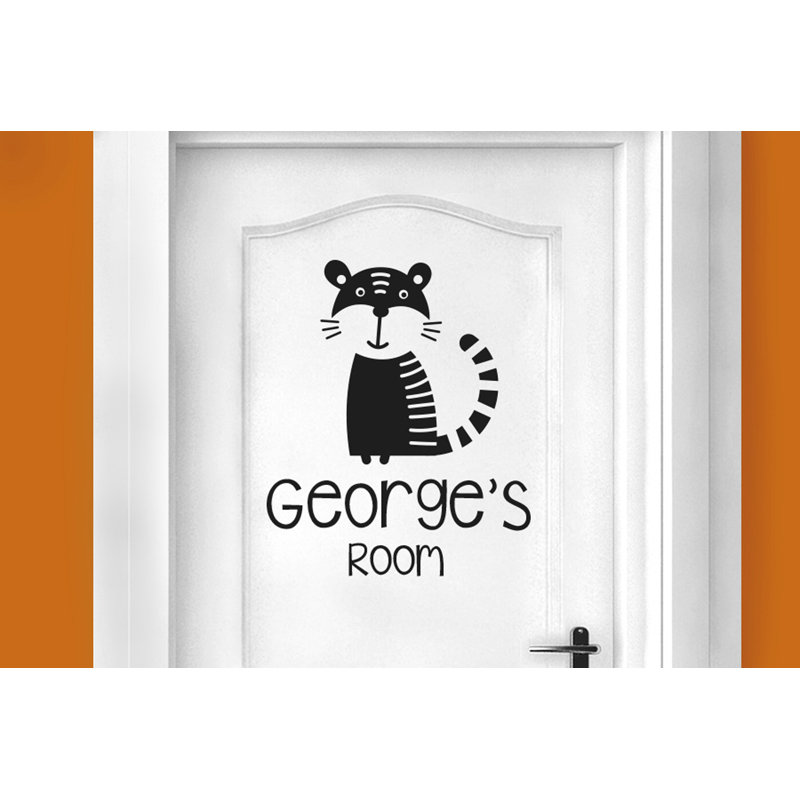 Animals Wall Decal, Black