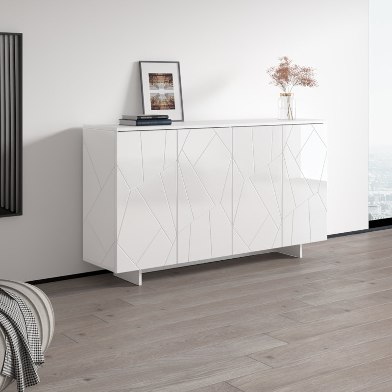 Bloxson 63" Sideboard with High Gloss Finish