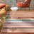 TOWN & COUNTRY EVERYDAY Rio Multicolor Stripe Outdoor Rug Red/Multi-97549311