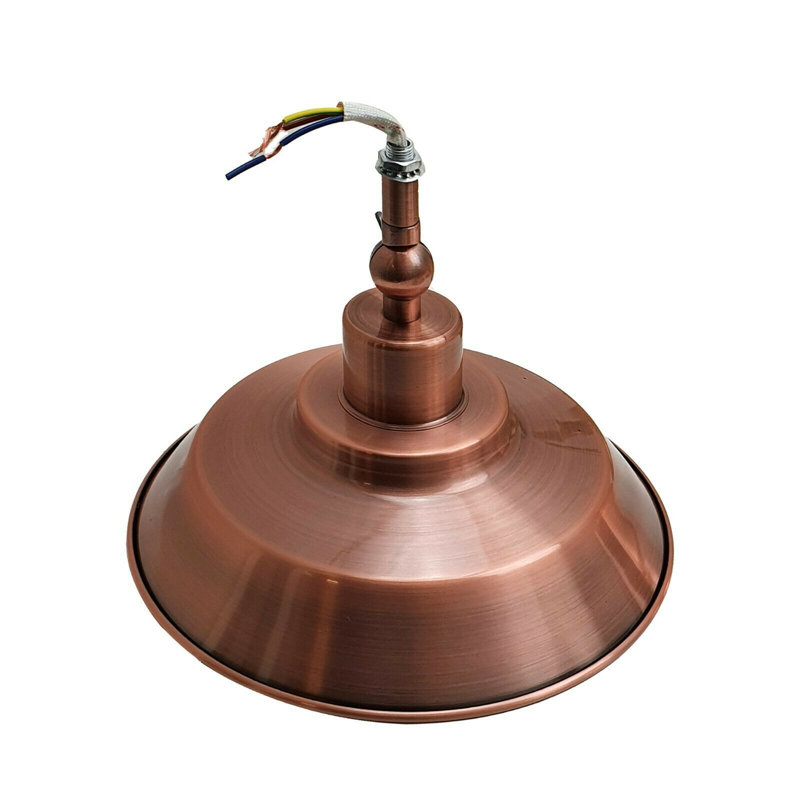 Bolduc Semi Flush Mount, Copper
