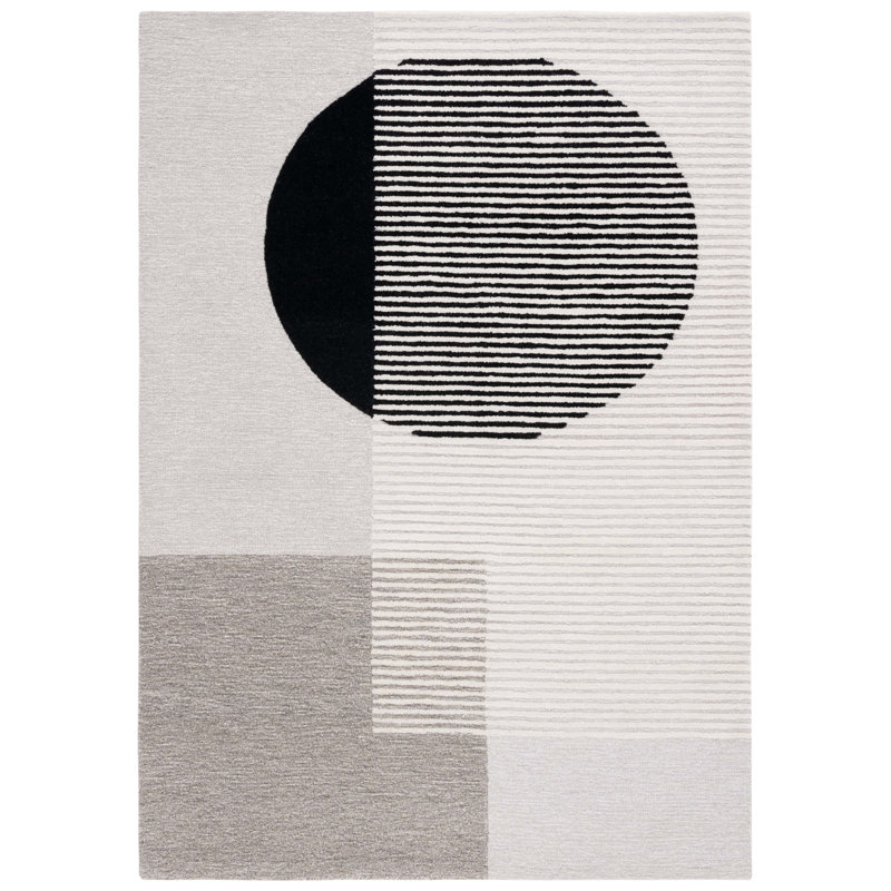 Tapis touffeté à la main Cassina, Rectangulaire 3 pi x 5 pi
