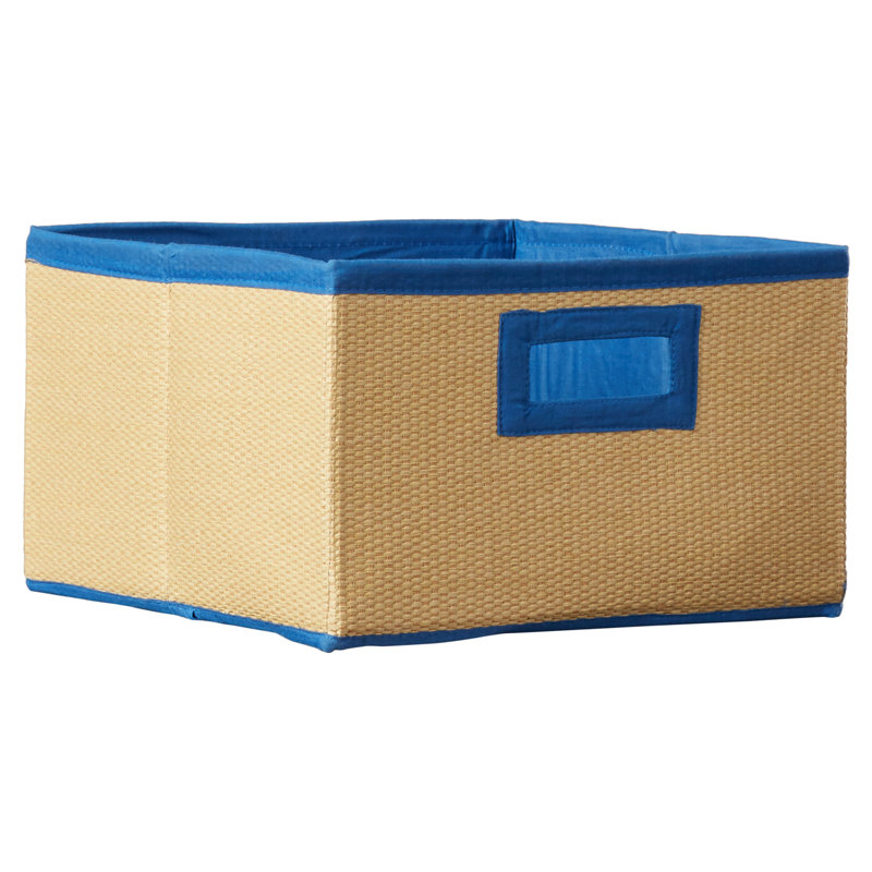 Panier en tissu, Bleu