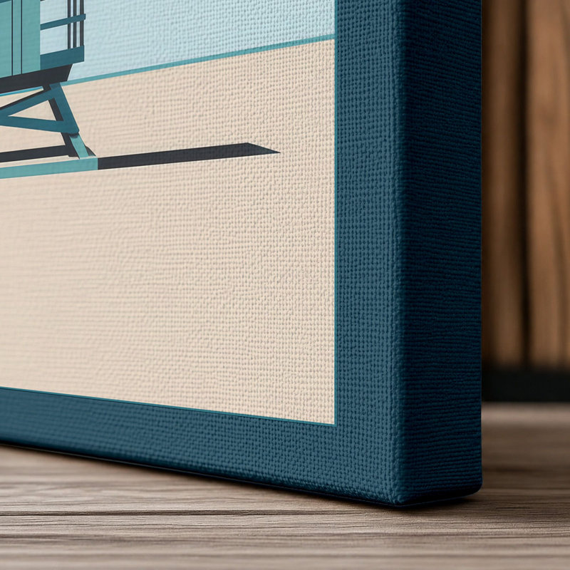 Print, 18x12 - 45.7 x 30.5 cm, Teal Border