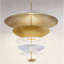 Lustre à niveaux lumineux DEL avec accents en verre-85359852-85359857