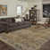 Ladonya Vintage Washable Brown Area Rug with Non-Slip Backing
