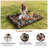 Waterproof Outdoor Bench Cushion Set With Backrest 60"X40"X4", Patio Seat Cushion For Lounger, Swing & Hammock, All-Weather High-Density Foam Outdoor Cushion For Garden Porch Poolside,Navy Blue-1408951642-1395666264