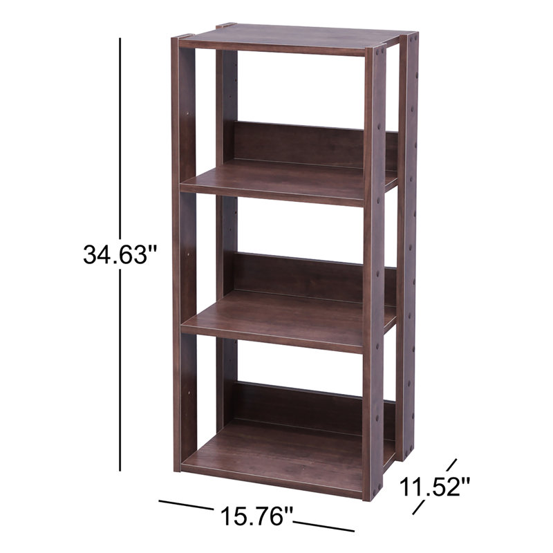 Etagere Bookcase, Brown