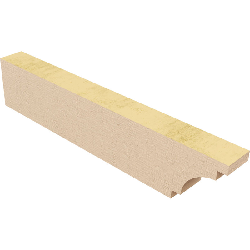 Bois de méditerranée TimberThane Ra partier, brun clair apprêté, H 5 po x l 23 po x P 7 po