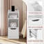 25cm W Manufactured Wood Bedside Table