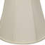 9 po en haut x 18 po en bas x 13 po de hauteur, abat-jour empire profond avec ajusteur rond, abat-jour en tissu naturel blanc pour lampes de table
