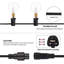 Anatolijs 860cm 27 - Bulb Festoon Lights String Light (End to End Connectable)