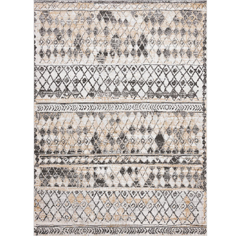 Geometric Indoor Rug, Rectangle 8' x 11'