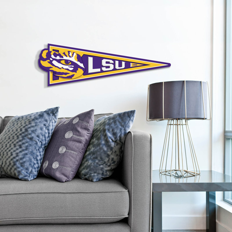 NCAA LSU Tigers Pennant Sign