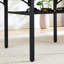 Table pliante compacte de style rustique 63,2 po x 35,5 po Space Brown