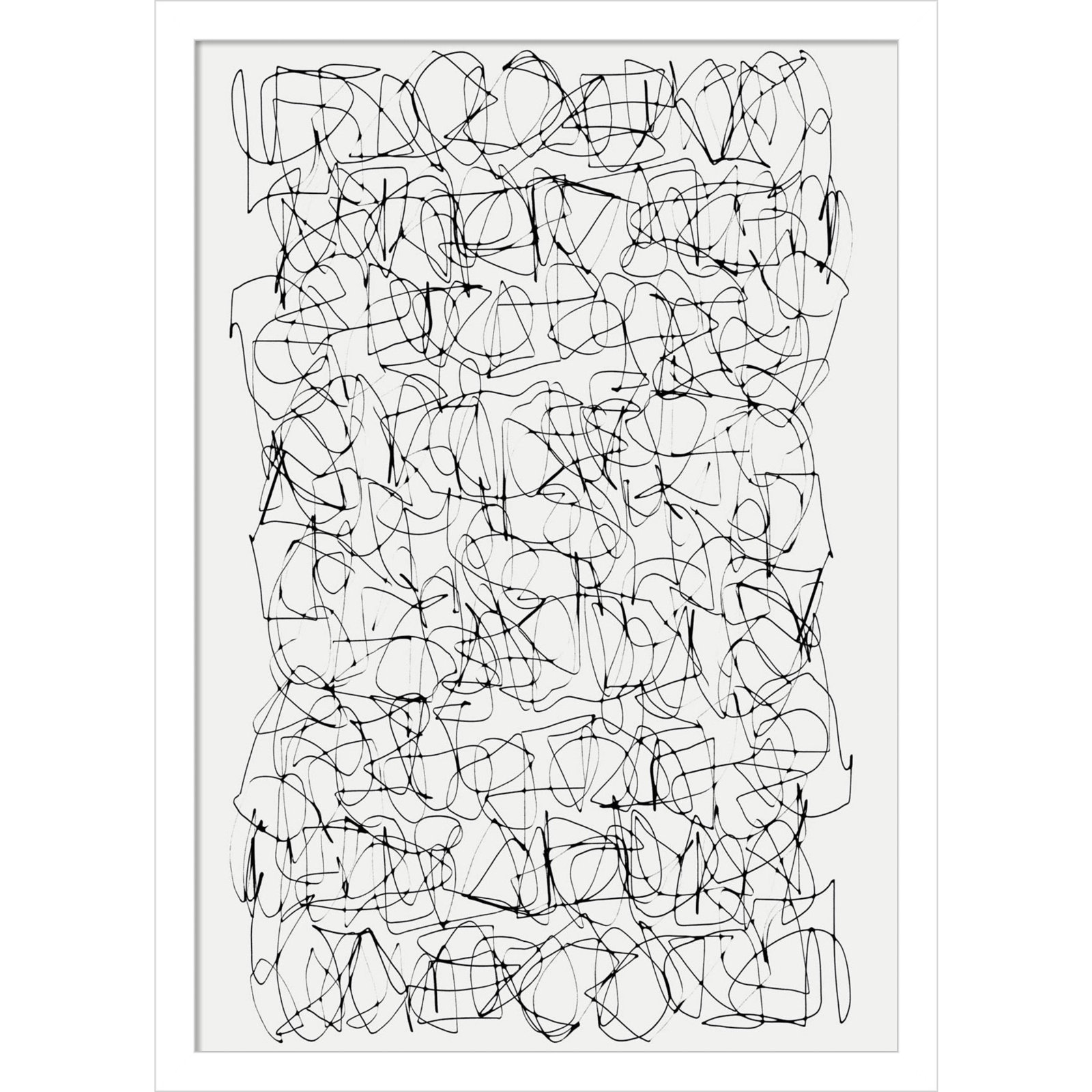 Circuitry by Dan Hobday, 21" H X 15" W, White