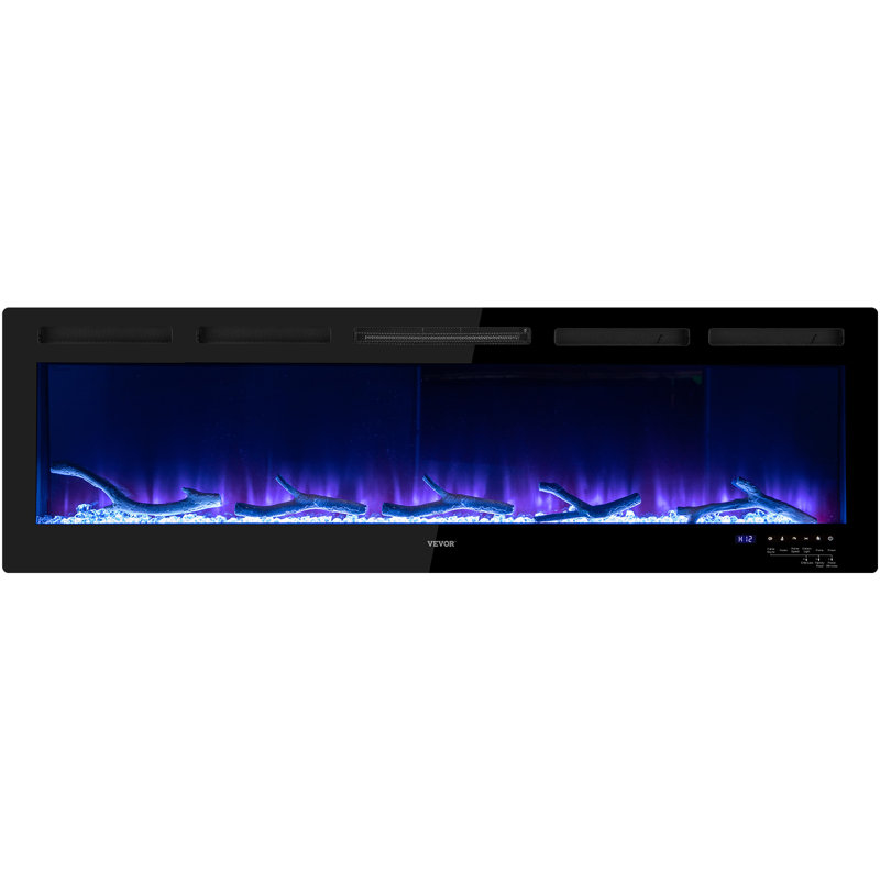 Foyer électrique à commande vocale VEVOR, H 18 po x l 60 po x P 4,57 po