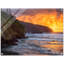 Impression sur la côte de l'Oregon - art mural paysage côtier - plage de l'océan Pacifique, affiche sur toile - art de la falaise maritime-86934349