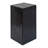 Wood-Look Square-Column Mgo End Table,  H27.75",Wood-Like Distressed Finish, Mix With Different Heights, Indoor Outdoor Use-2012152800-2012152801