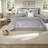 Luxurious Geometric Bedding Set, Hypoallergenic Polyester, Modern Bedroom Essential