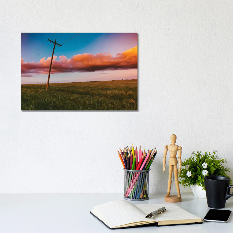 Cotton Candy Skies 1 Piece Wall Art on Canvas, 20.32cm H x 30.48cm W x 1.91cm D, Wrapped Canvas