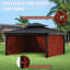 Rideaux à 4 panneaux latéraux pour pavillon de jardin, seulement rideaux-111656003-113300395
