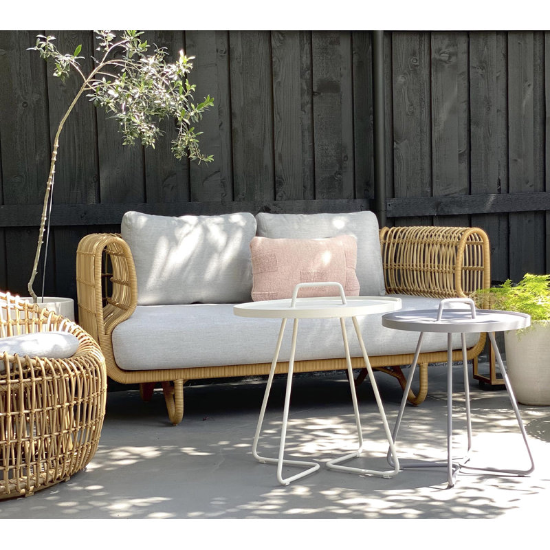 Nest 2-Seater Loveseat Outdoor, Natural, Light Gray