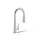 Tone Single Handle Pull Down Kitchen Sink Faucet with Three-Function Pull Down Sprayer