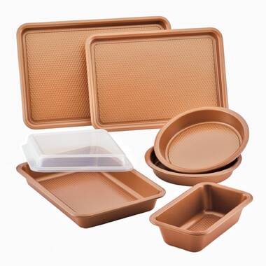 Martha Stewart Everyday 2 Piece Non-Stick Stoneware Bakeware Set Color: Mint 950120061M