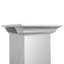 Hotte murale à conduit 36 po ZLINE CrownSound ™ en acier inoxydable avec haut-parleurs Bluetooth intégrés (Kl2crn-bt-36)