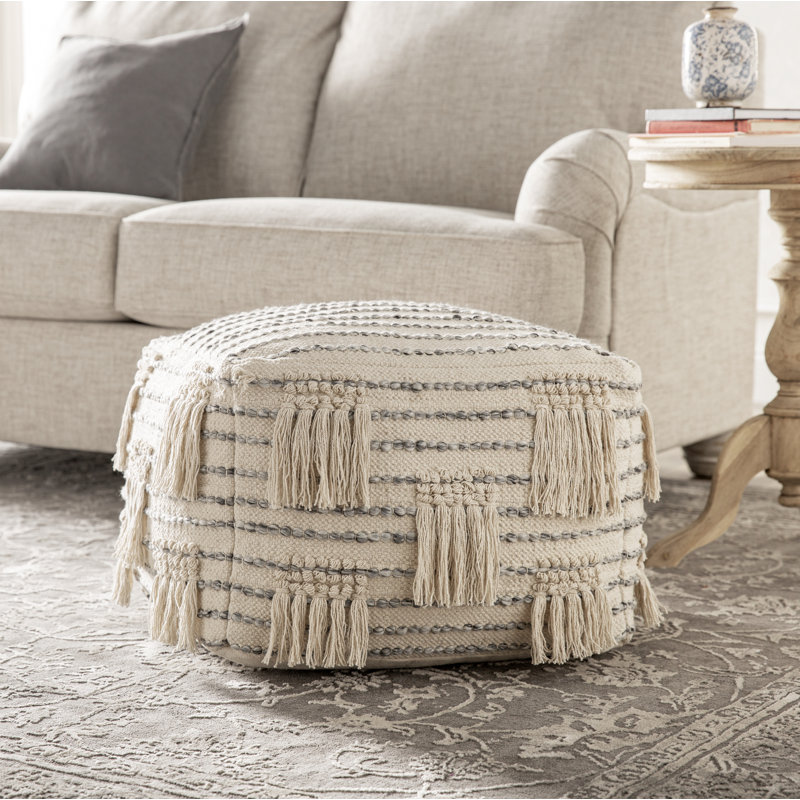Repose-pieds 22 po Fidelis, Beige