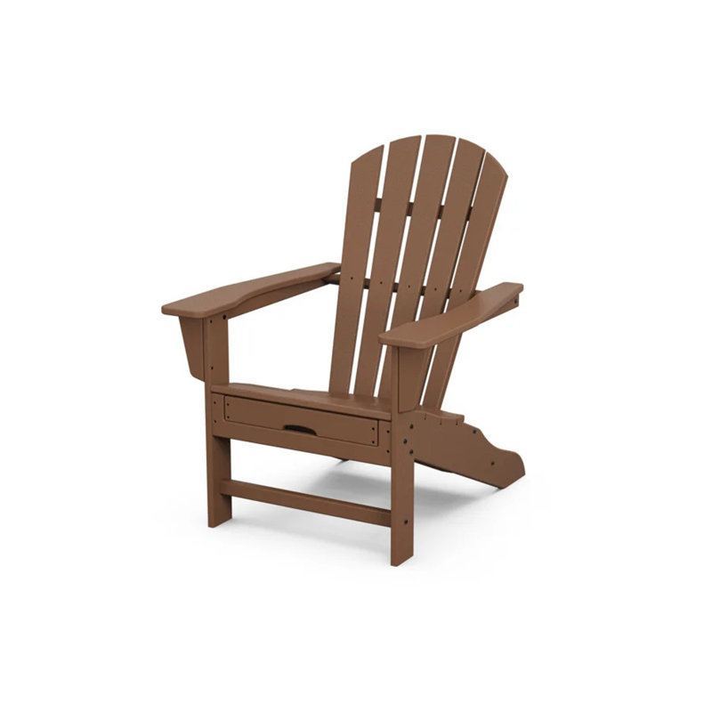 Chaise Adirondack avec repose-pieds POLYWOOD, Teck