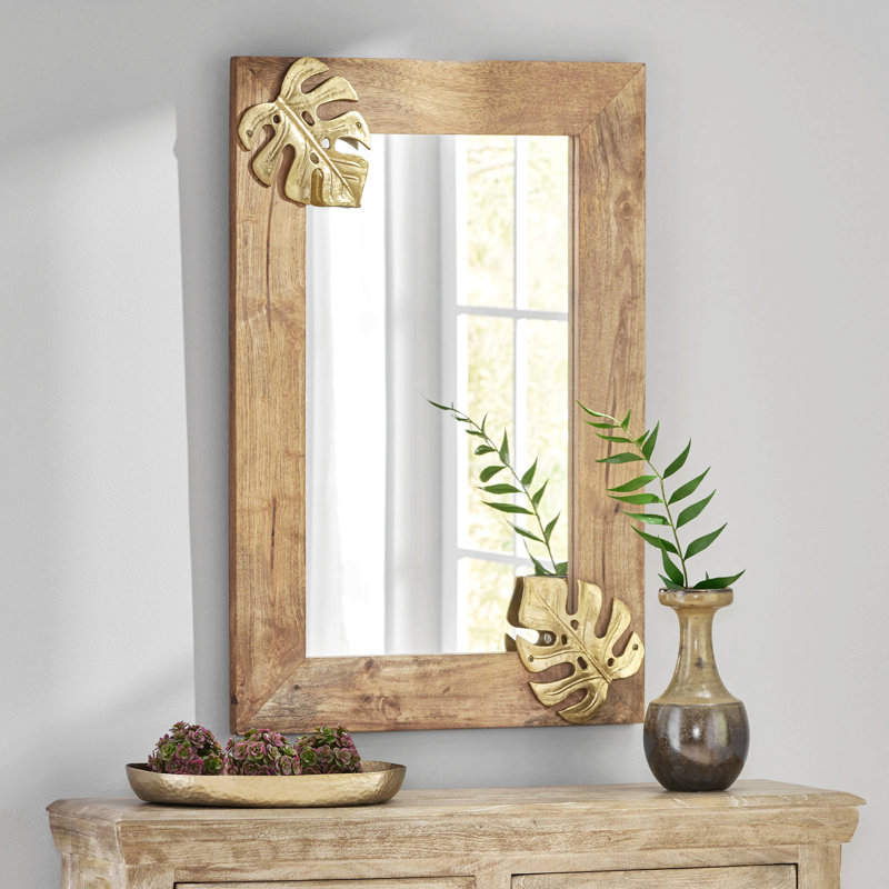Miroir en bois