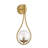 Desloge Metal Armed Sconce in Brass-1205757212