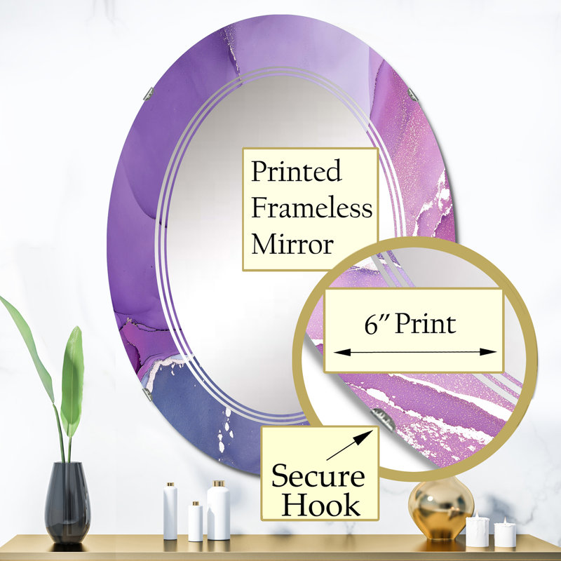 Miroir de salle de bain sans cadre, 36 po x 24 po